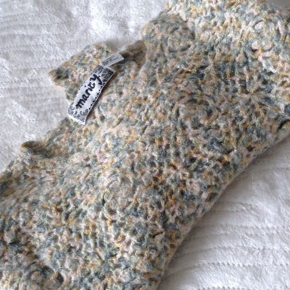 Y2K MARIE Y MULTICOLOR MOHAIR CROPPED SWEATER, L JR - Picture 7 of 7